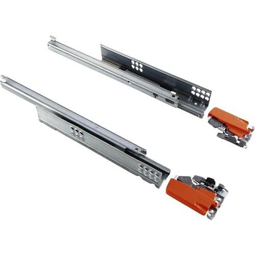 Blum Tandem 45 cm Tek Açılımlı Frenli Ray, Mandallar Dahil