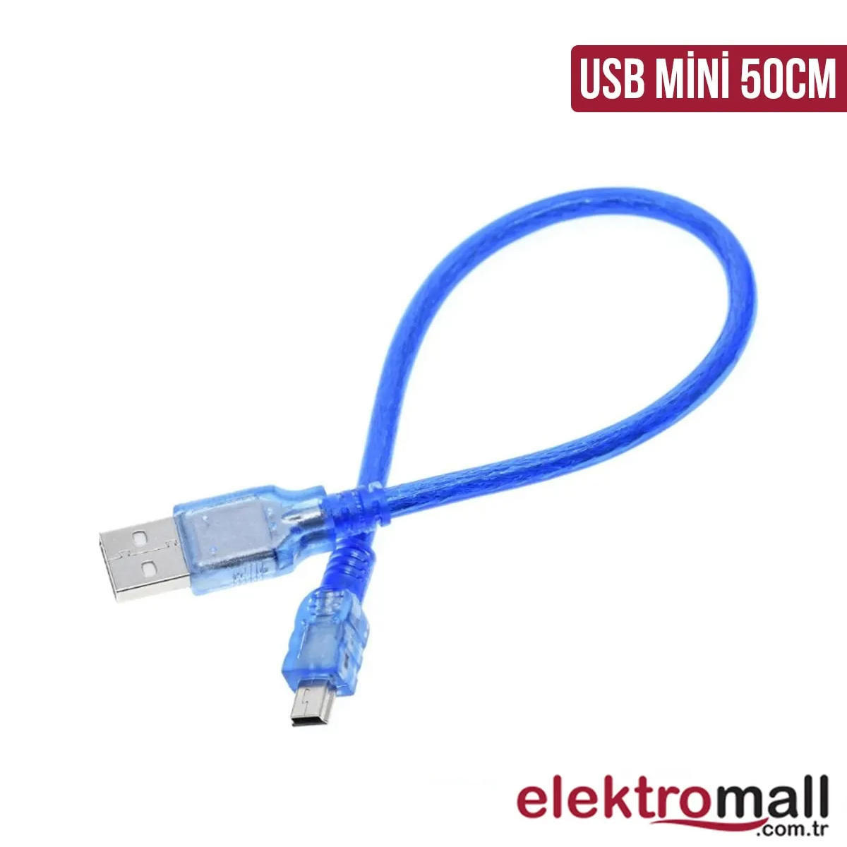 Arduino Nano Usb Mini Kablo 50Cm Usb Kablo