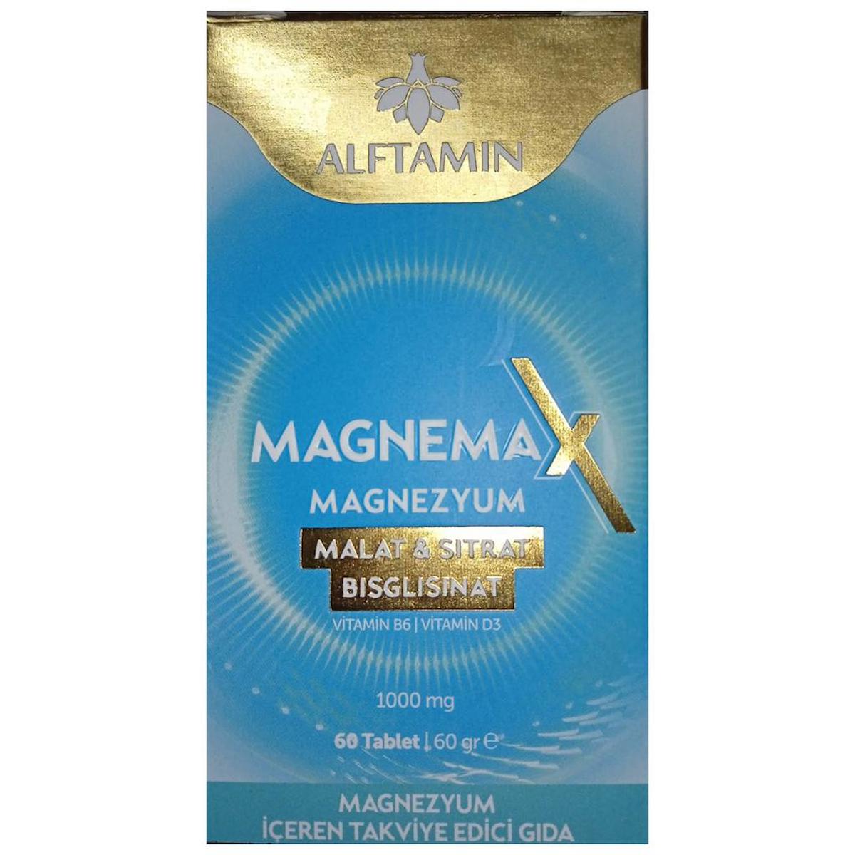 Aftamin Magnemax Magnezyum 1000 Mg 60 Tablet 