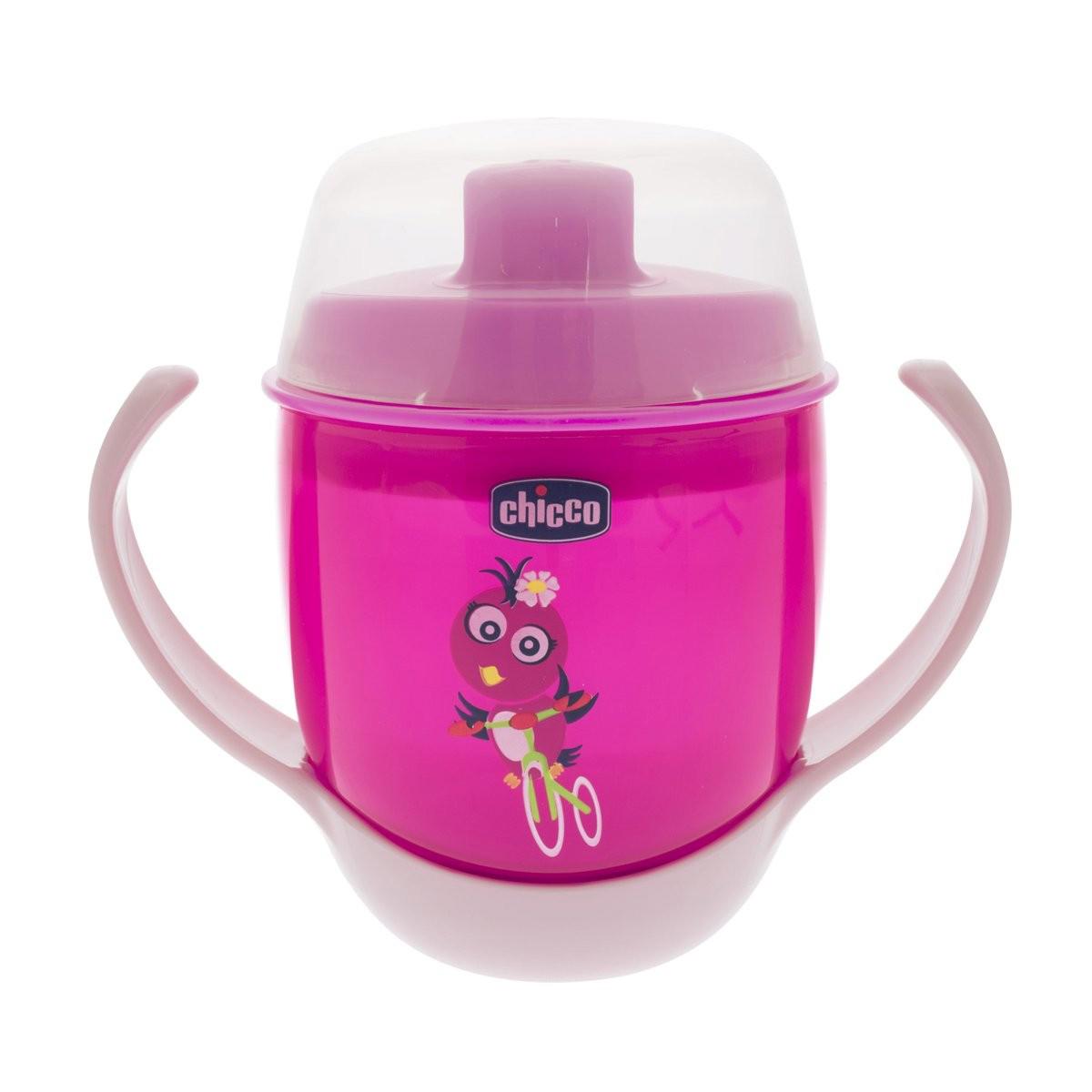 TRENDICO Chicco Bebek Mama Bardağı 180 ml 12+ Ay Pembe