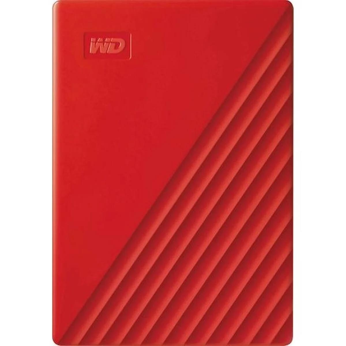 WDBPKJ0040BRD-WESN 4TB My Passport USB3.2 Kırmız Taşınabilir Sabit Disk