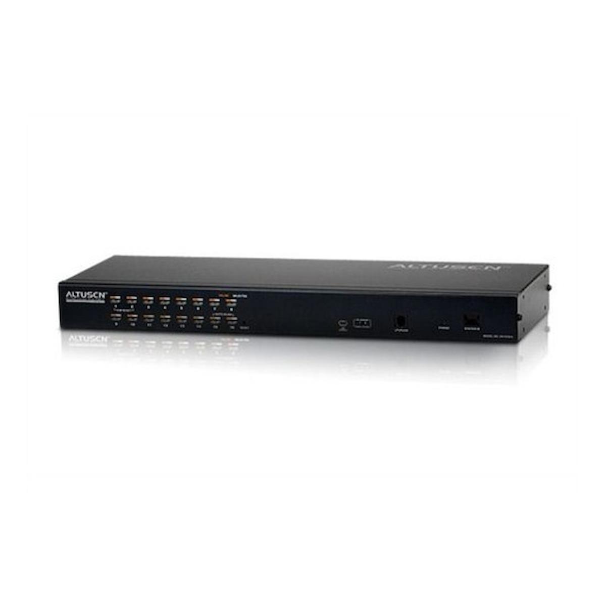 -KH1516İ  16 PORT PS/2&USB IP KVM SWITCH