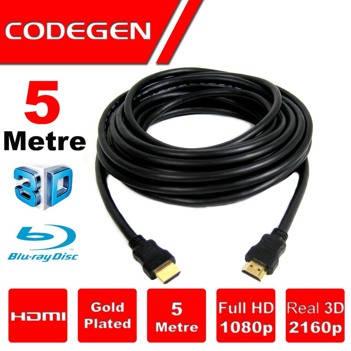 CPS50 5 Metre HDMI v1.4 5 mt, 3D, Ağ Destekli, Altın Uçlu HDMI Kablo