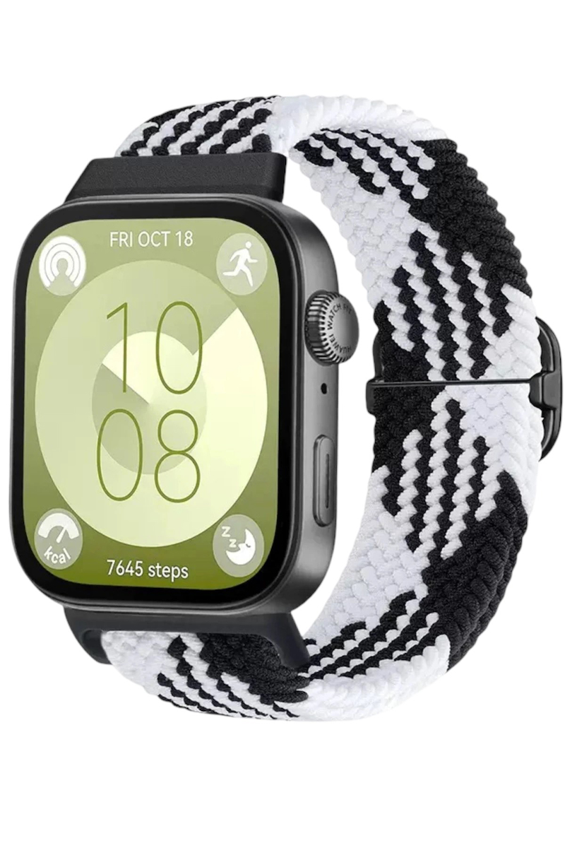 Huawei Fit Star Kordon – Siyah-Beyaz