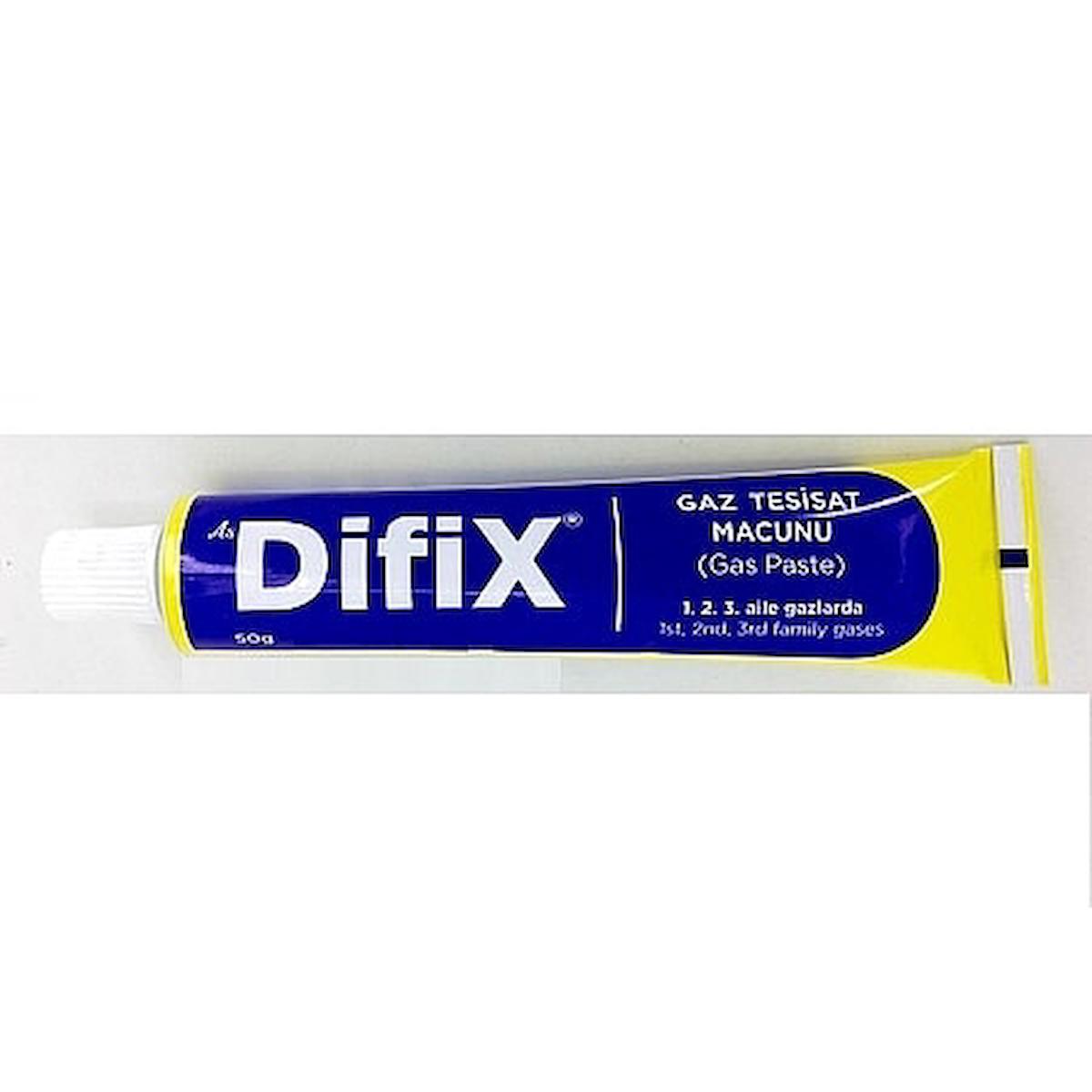 Difix Doğalgaz Macunu 50 gr TÜP