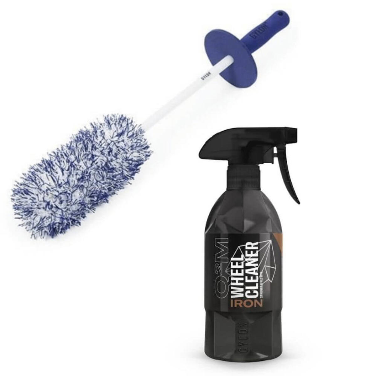 Gyeon 500ml İron Wheel Cleaner + Wheel Brush Medium 2 li Set