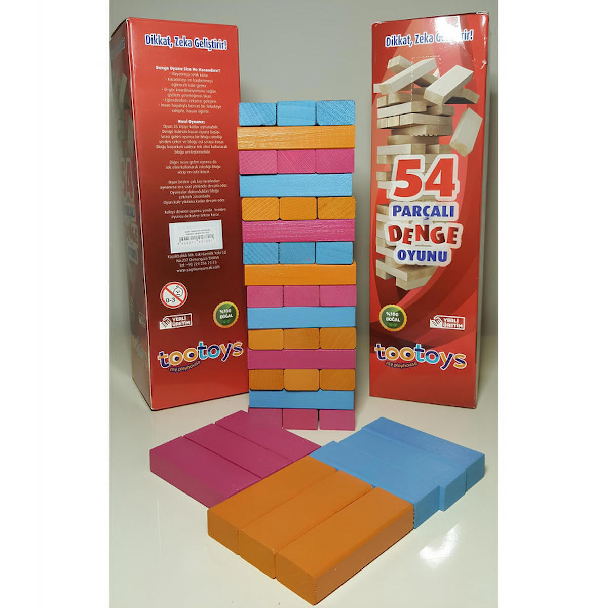 TOOTOYS AHŞAP DENGE OYUNU JENGA