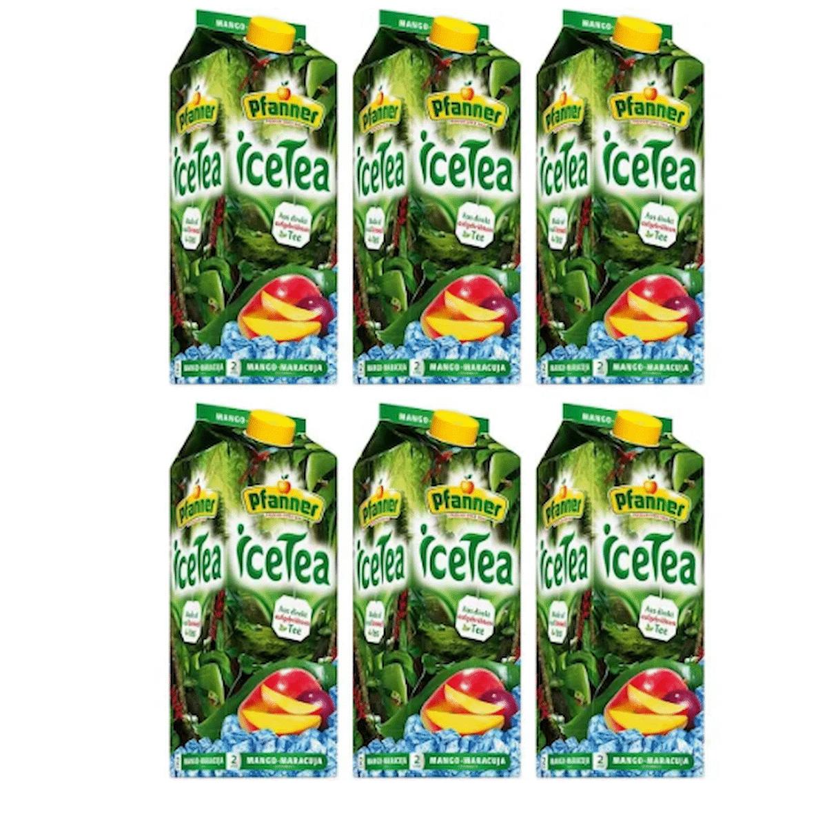 Pfanner Ice Tea Çarkıfelek - Mango Aromalı Meyve Suyu 2 lt 6'lı