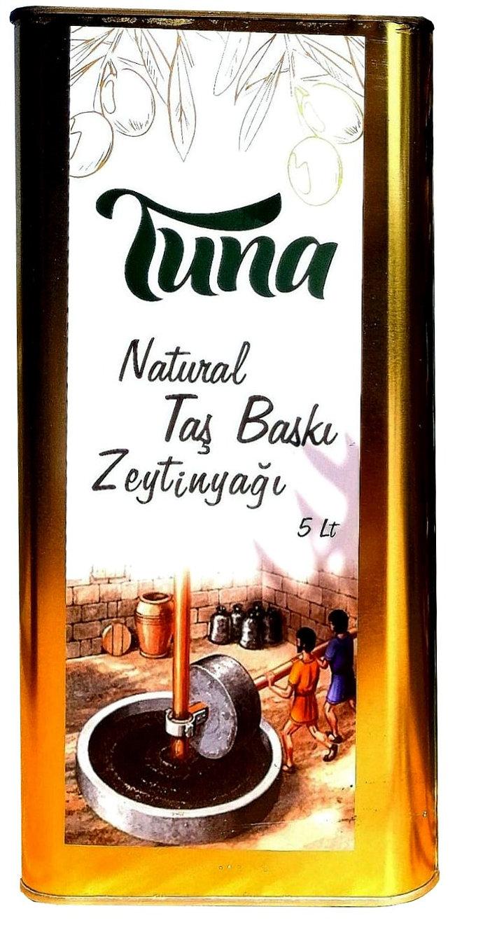 Natural Taş Baskı Zeytinyağı 5 L