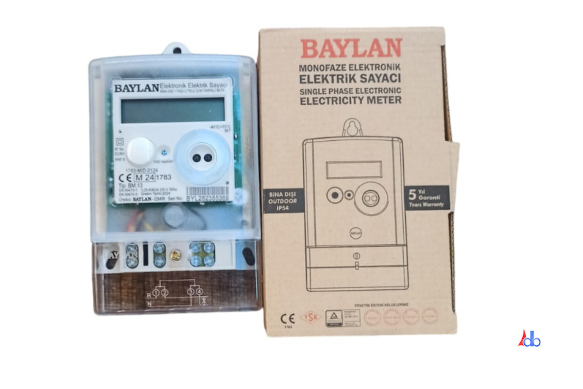 BAYLAN MONOFAZE  DİJ.ELEKTRİK SAYACI BM.13