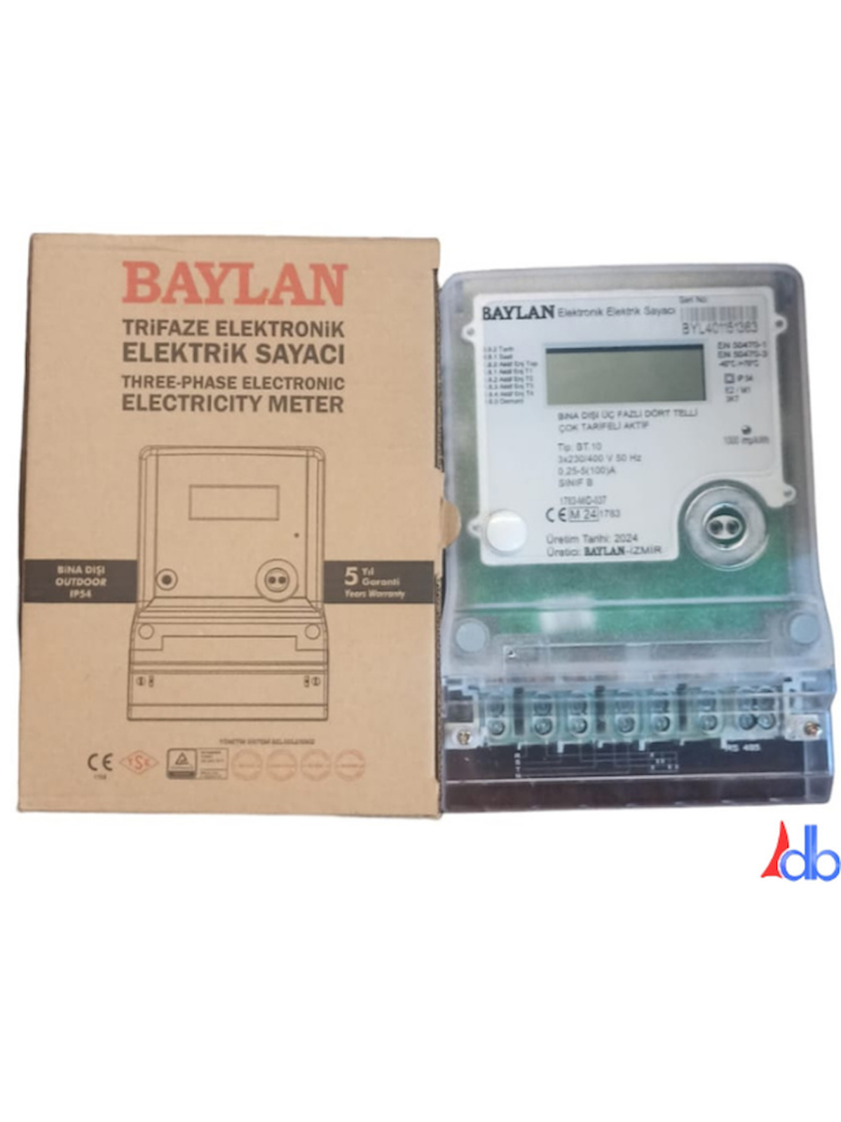 BAYLAN TRİFAZE AKTİF ELEKTRİK SAYACI BT.10