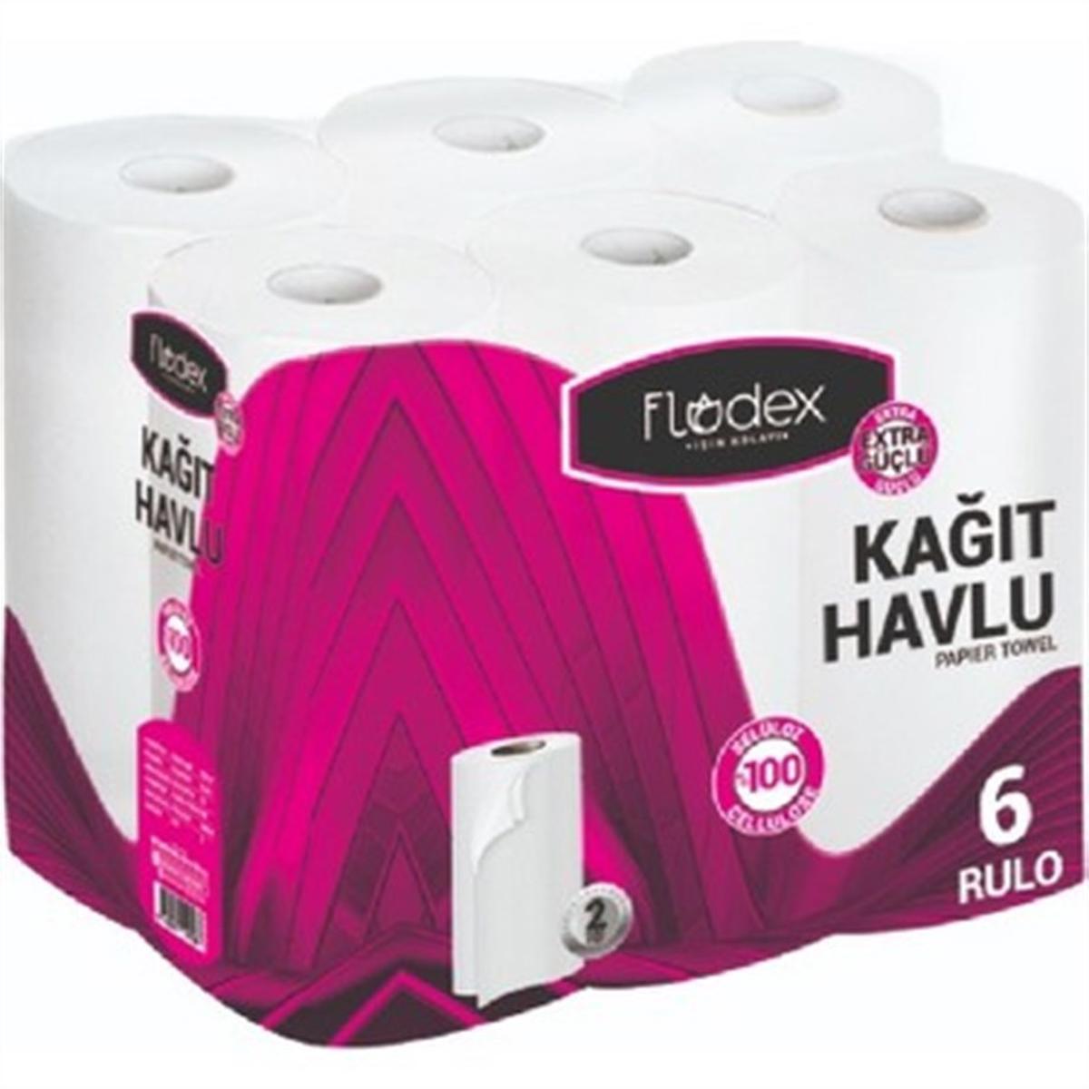 FLODEX KAĞIT HAVLU 6 LI 2 KATLI