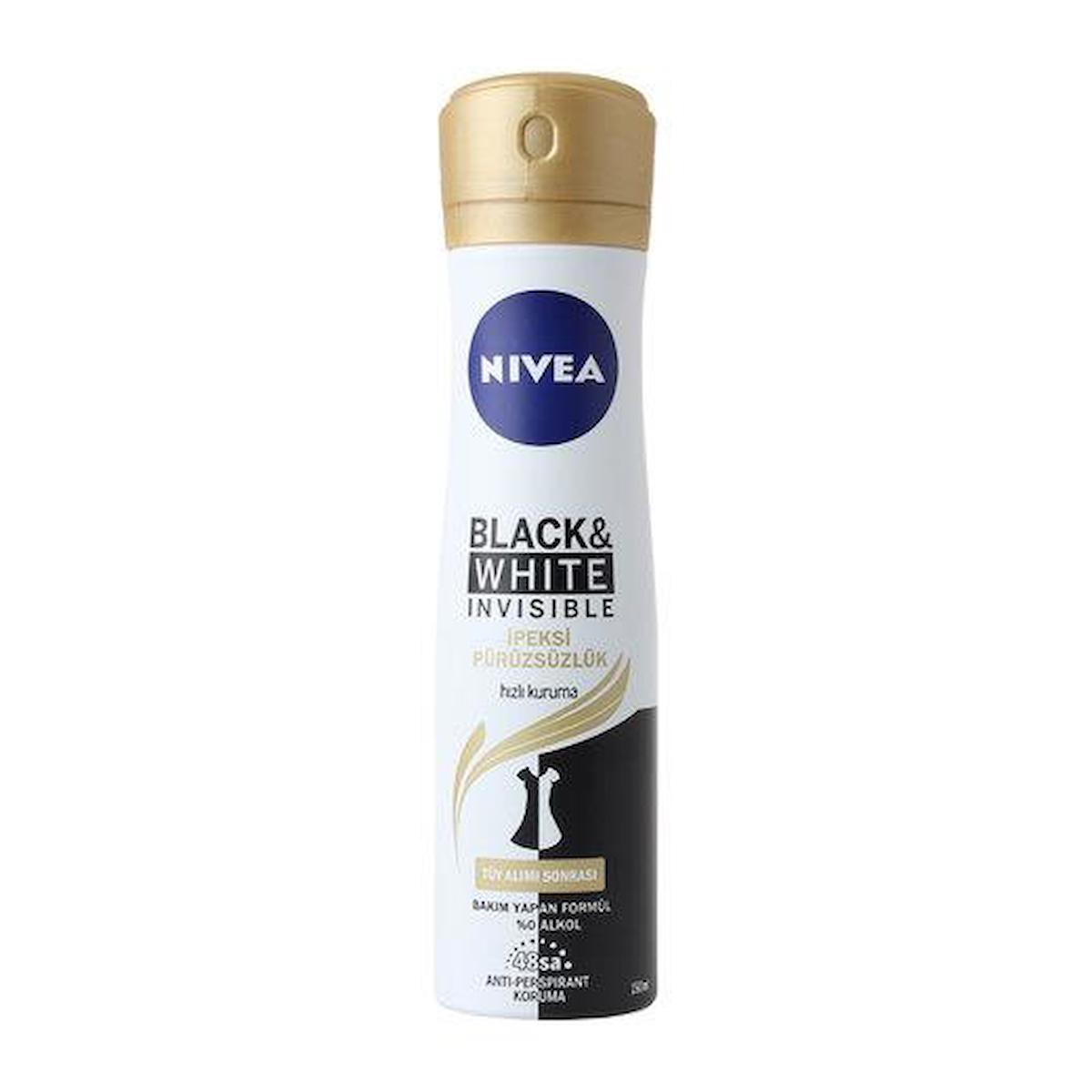 NİVEA DEODORANT SPRAY İNV B&W SLK SMTH KADIN