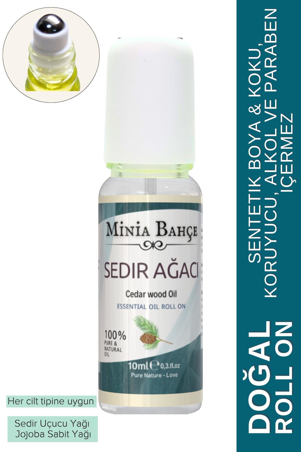 Sedir Ağacı,  Doğal ve Alkolsüz Roll On, 10ml