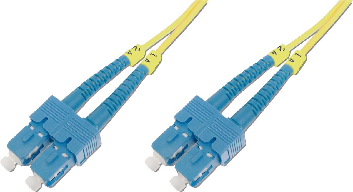 Beek SC-SC Fiber Optik Patch Kablo, 9/125 µ, Singlemode, 3.0mm, Duplex, OS2, LSZH, 2 metre