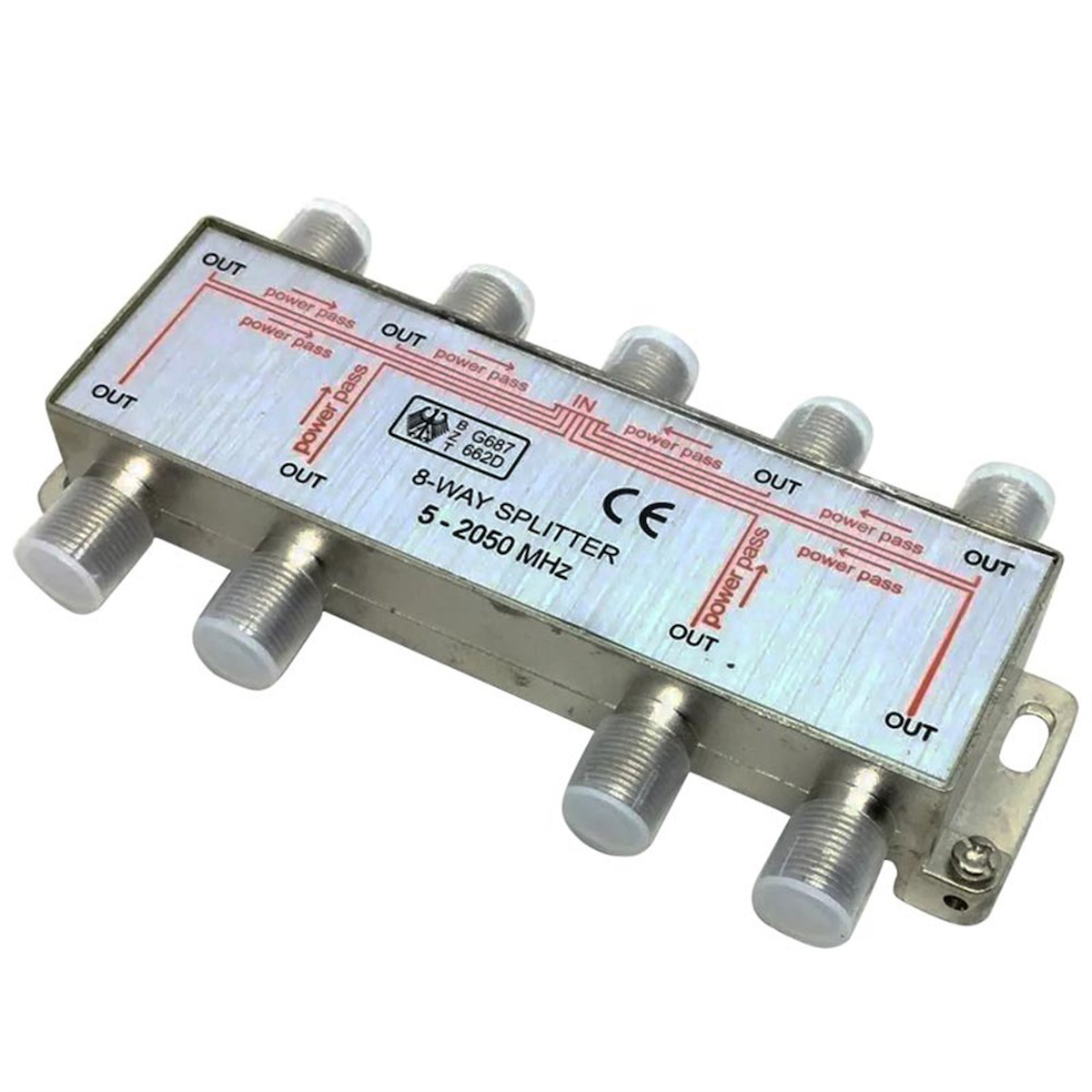 MAG MG-1511 1/8 6 WAY SPLITTER 5-2500 MHZ