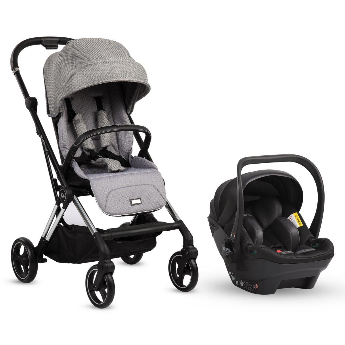 Kraft Tokyo Plus Travel Sistem Bebek Arabası Gri