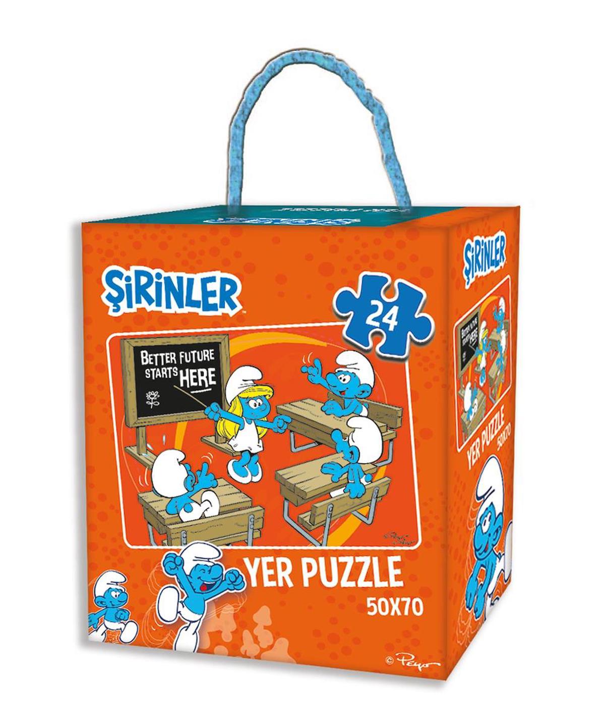 Şirinler Dev Yer Puzzle 24 Parça 