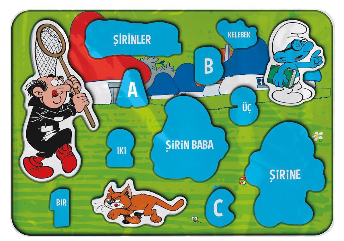 Şirinler 2+ Yaş Büyük Boy Puzzle 12 Parça