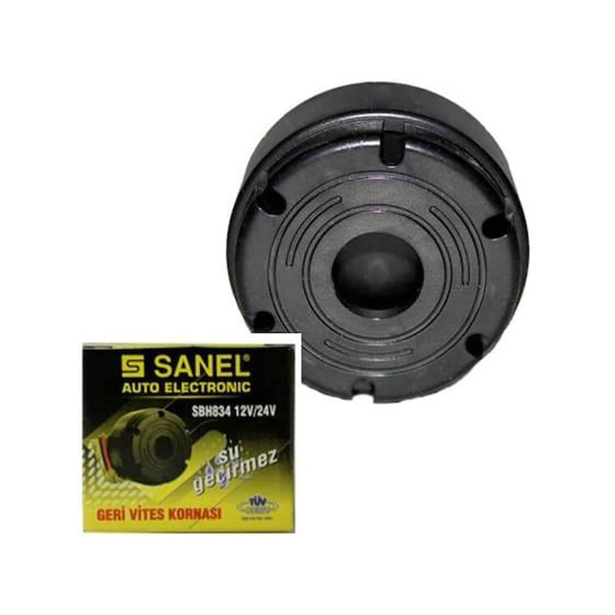 Sanel Buzzer Geri Vites İkaz Kornası Su Geçirmez 94dB - 12v/24v