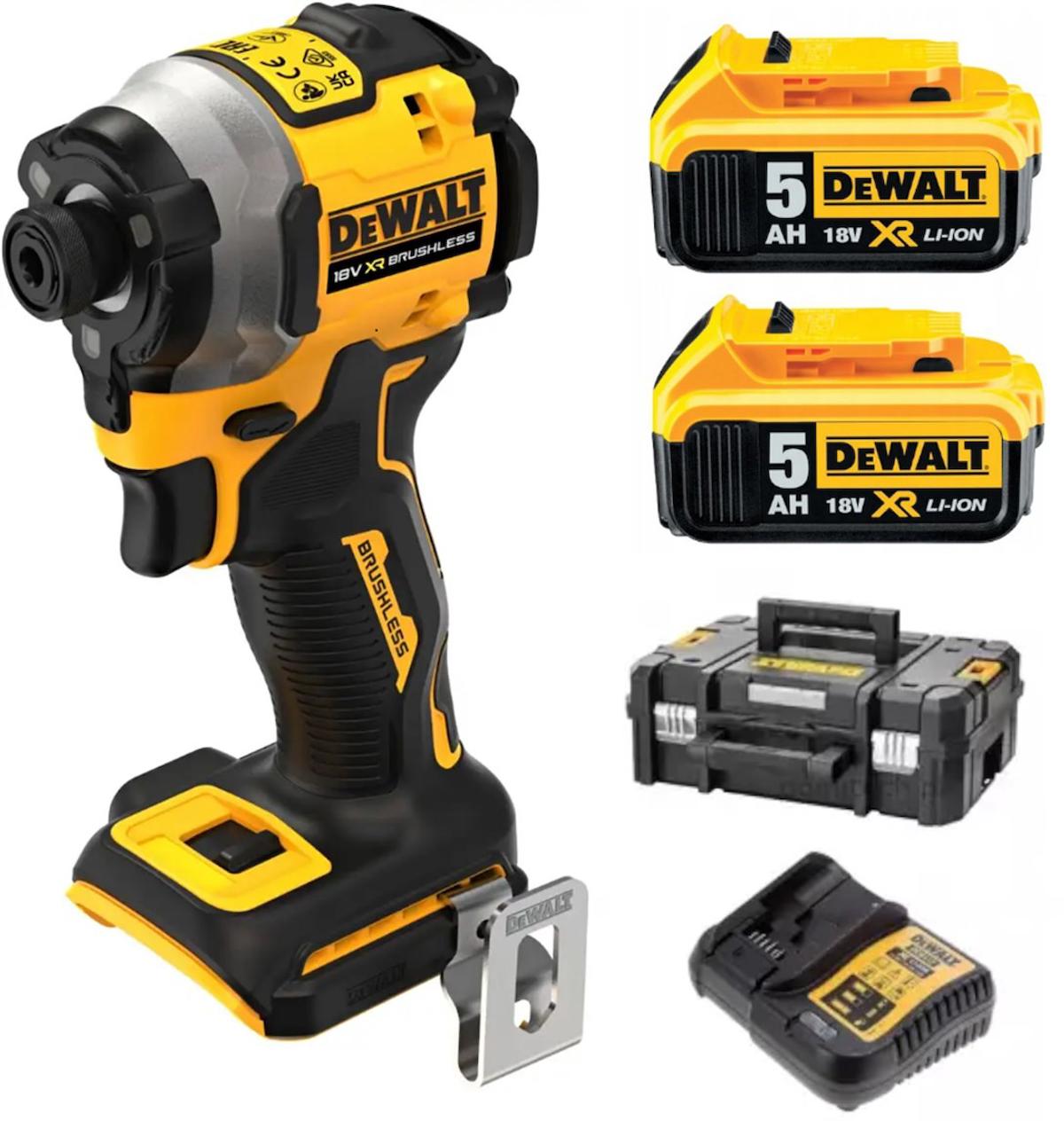 Dewalt DCF850P2T 5 Ah Çift Akülü Darbeli Vidalama Makinesi