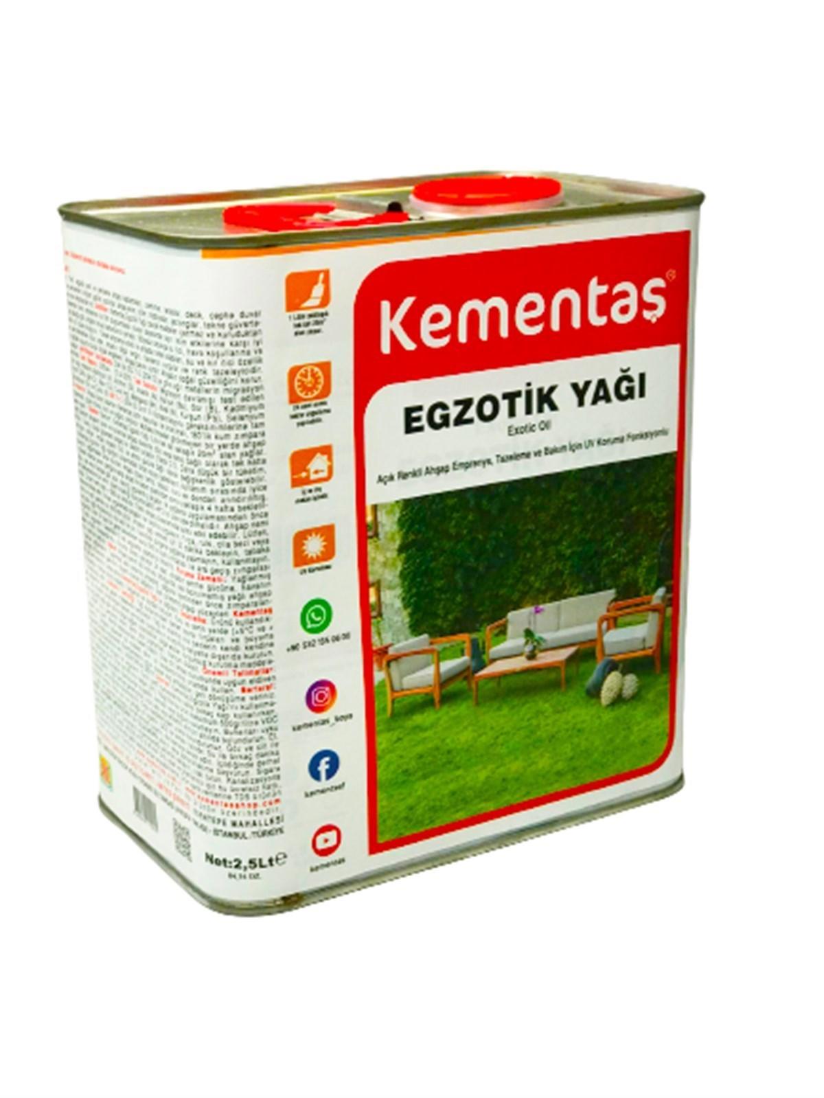 Kementaş Egzotik Yağ 2,5Lt