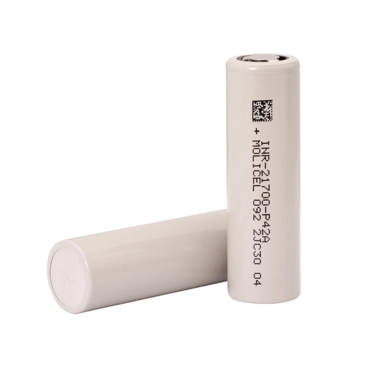 Molicel INR21700-P42A - 4000mAh Li-ion Şarjlı Pil (45A)