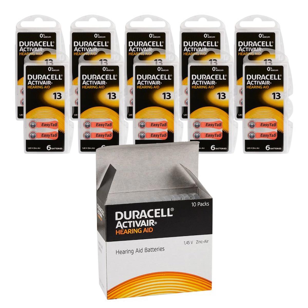 Duracell Activair 13 Kulaklık Pili 6lı Blister - 10lu Paket