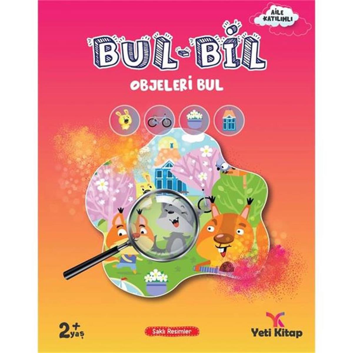 Yeti Kitap Bul-Bil Serisi 2-4 Yaş Objeler