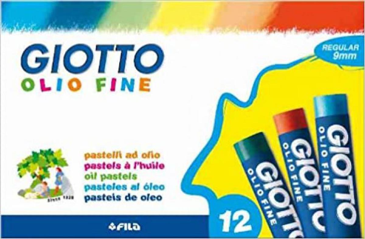 Giotto Olio Fine Maxi Pastel Boya 12 Renk