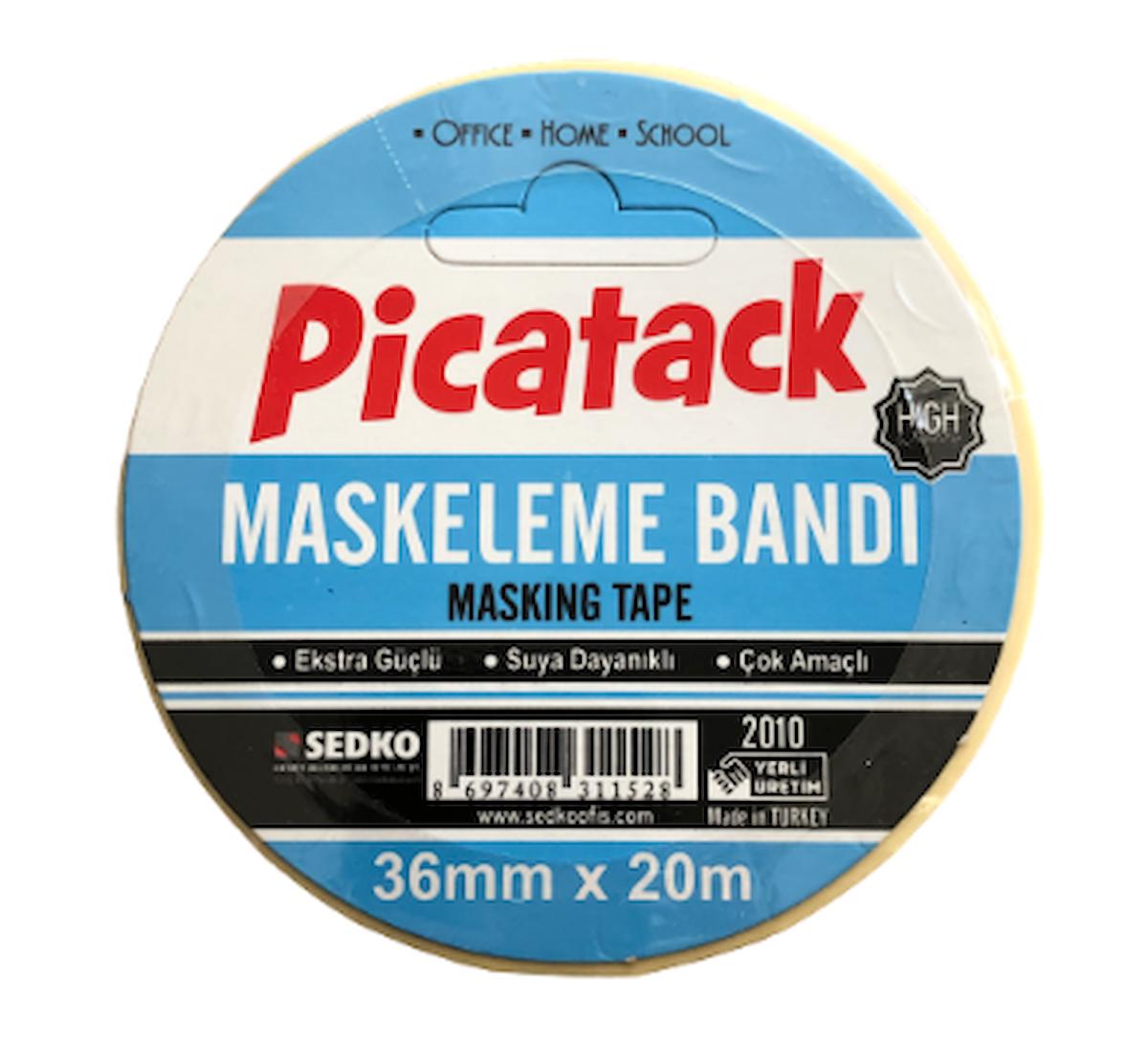 Picador Krepe (Maskeleme) Bantı Kağıt Band Force 36mm X 20 Metre