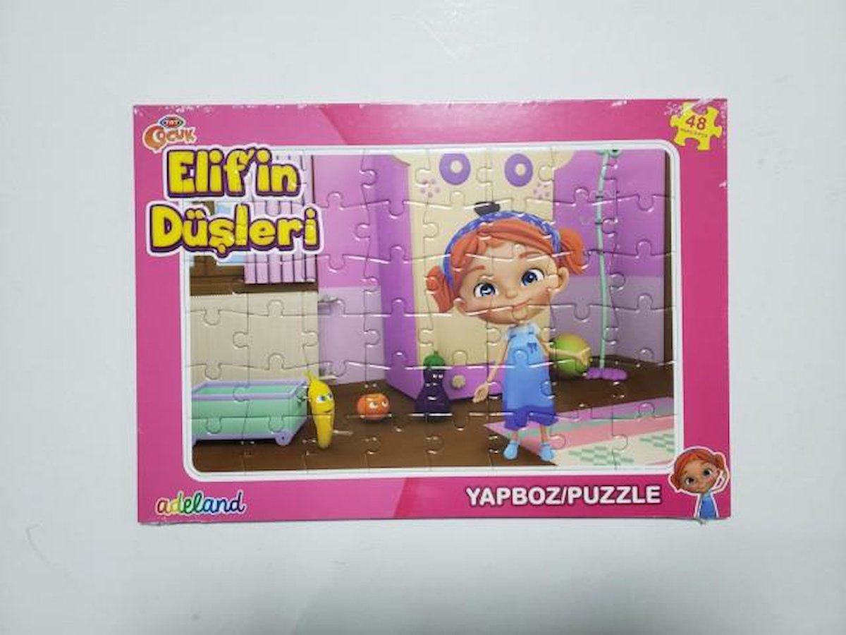 Adeland Trt Çocuk Elif'in Düşleri 48 Parça Yapboz (Puzzle)