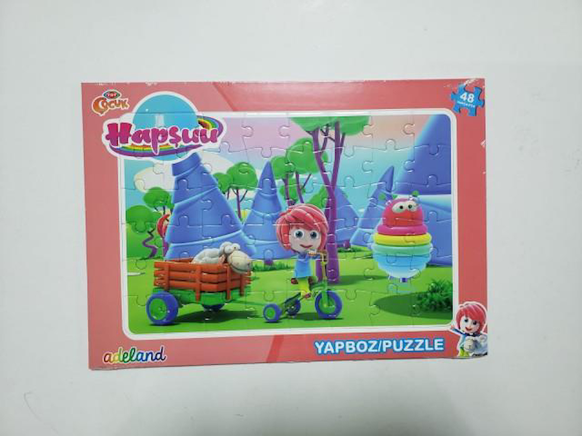 Adeland Trt Çocuk Hapşuu 48 Parça Yapboz (Puzzle)