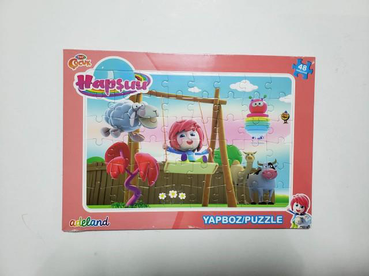 Adeland Trt Çocuk Hapşuu 48 Parça Yapboz (Puzzle)