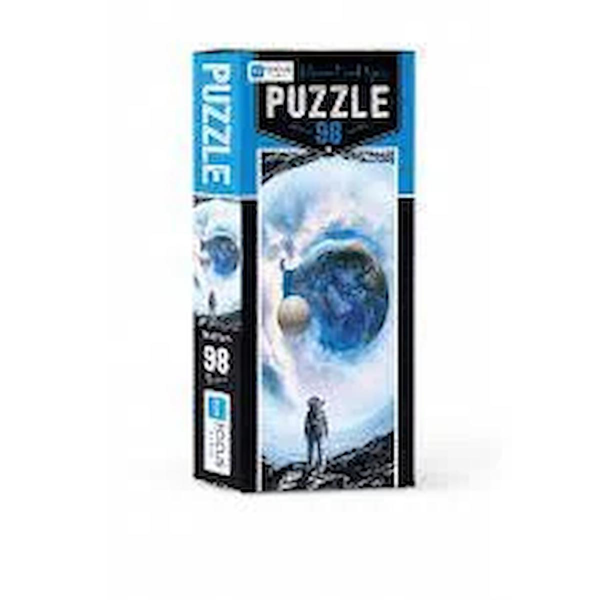 Blue Focus Astronaut And Space Puzzle 98 Parç