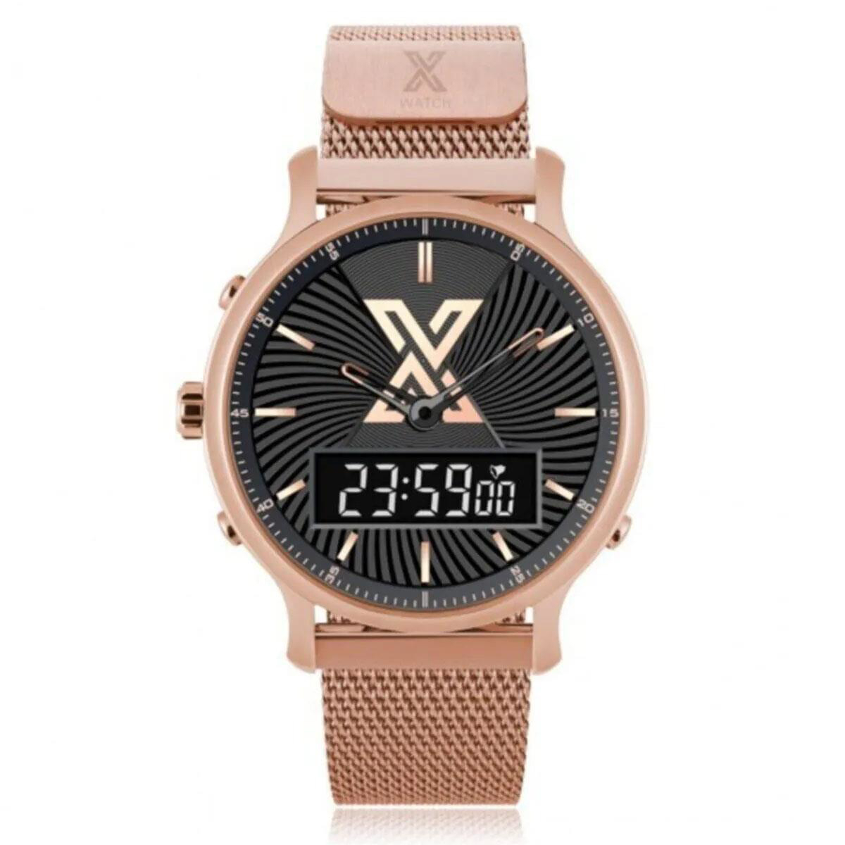 X Watch DB ROSE&BLACK  Unisex Kol Saati