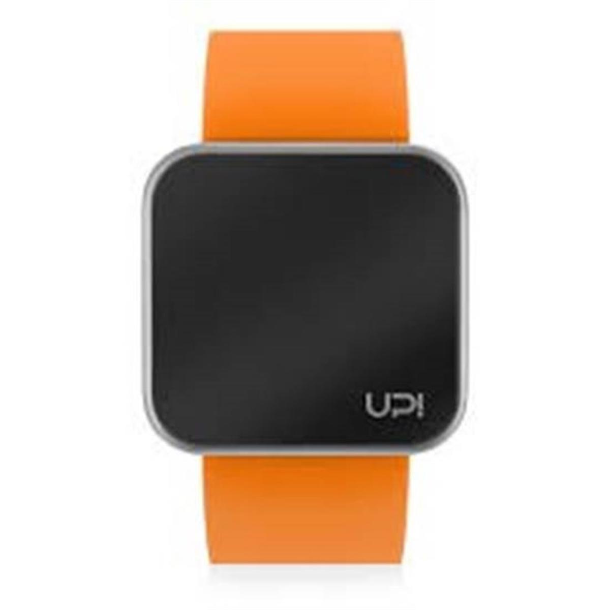 Upwatch Touch Matte Silver And Orange Strap Erkek Kol Saati