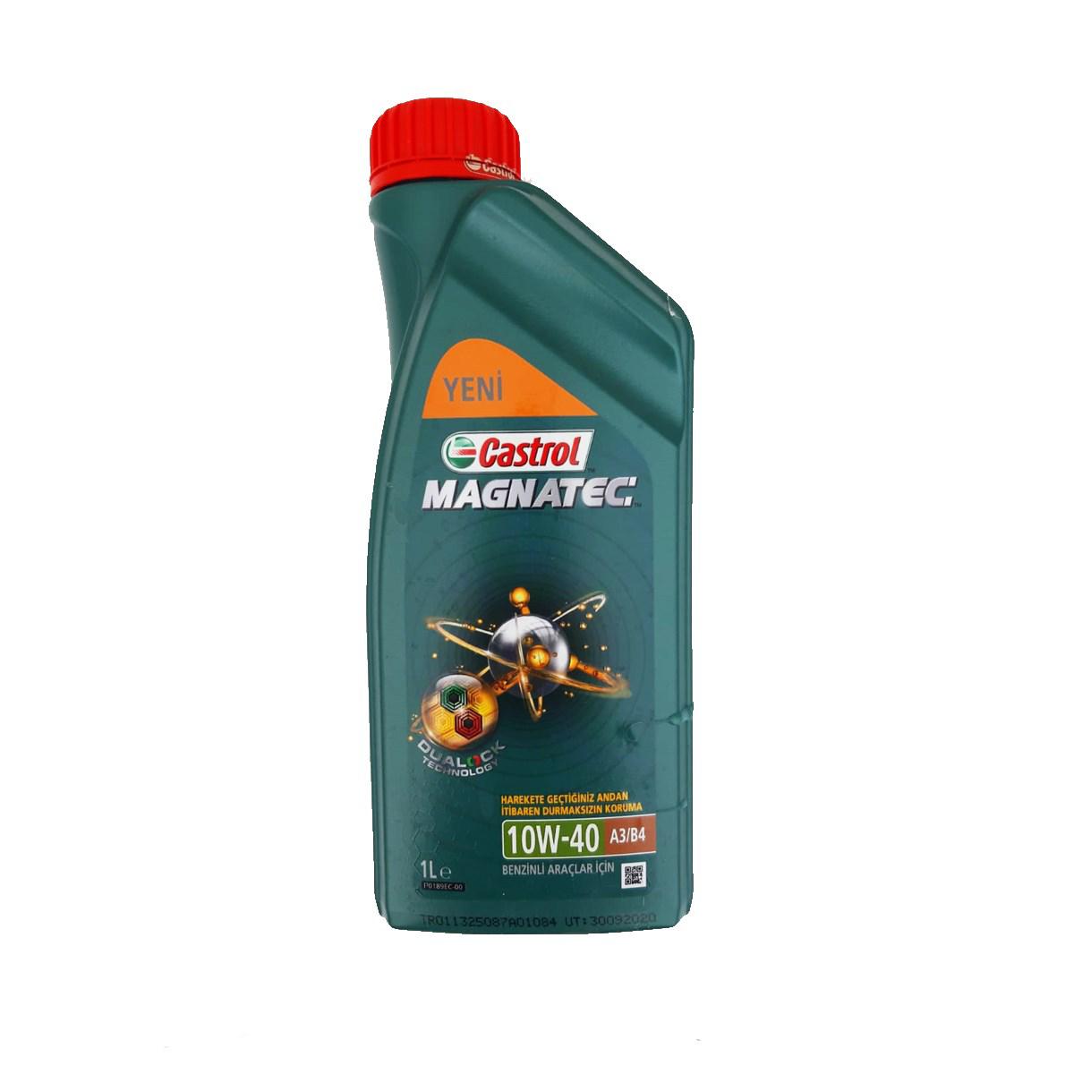 Castrol Magnatec 10W-40 Sentetik 1 lt Benzin Motor Yağı 