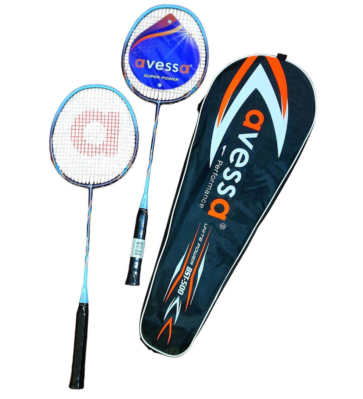 Avessa BST500 Purple 2li Badminton Raketi+Çanta