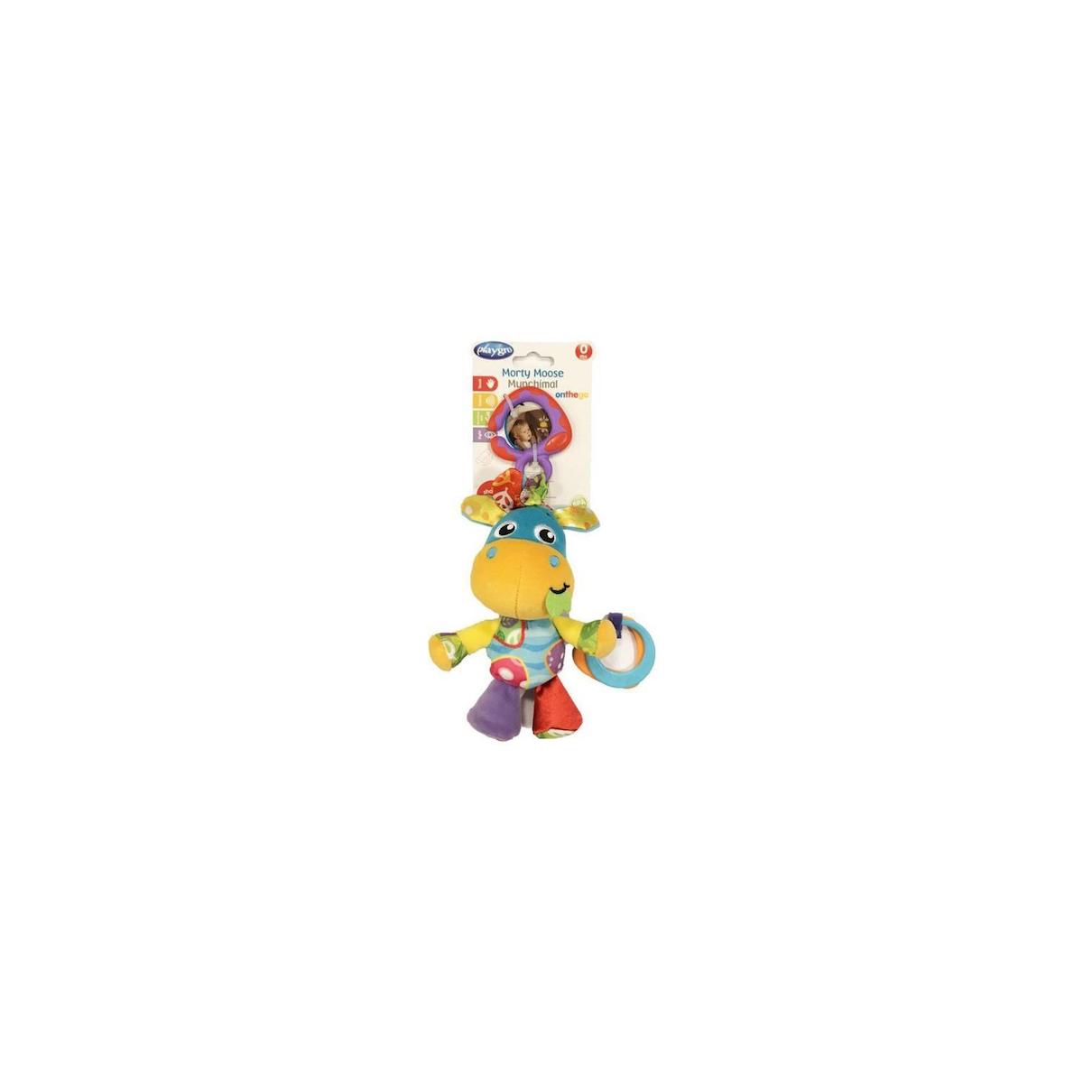 Playgro Munchimal Peluş Aktivite Oyuncağı - Eşek