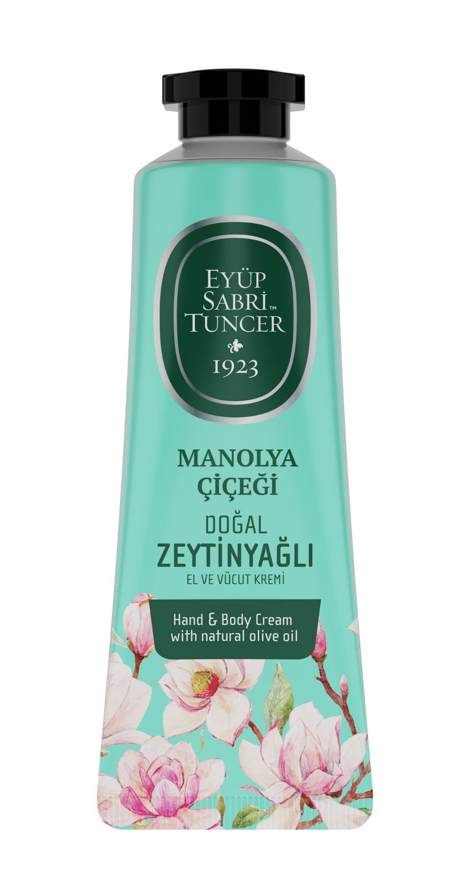 Nemlendirici E Vitaminli-Parabensiz-Vegan Tüm Cilt Tipleri için Manolya Kokulu Vücut Kremi 50 ml