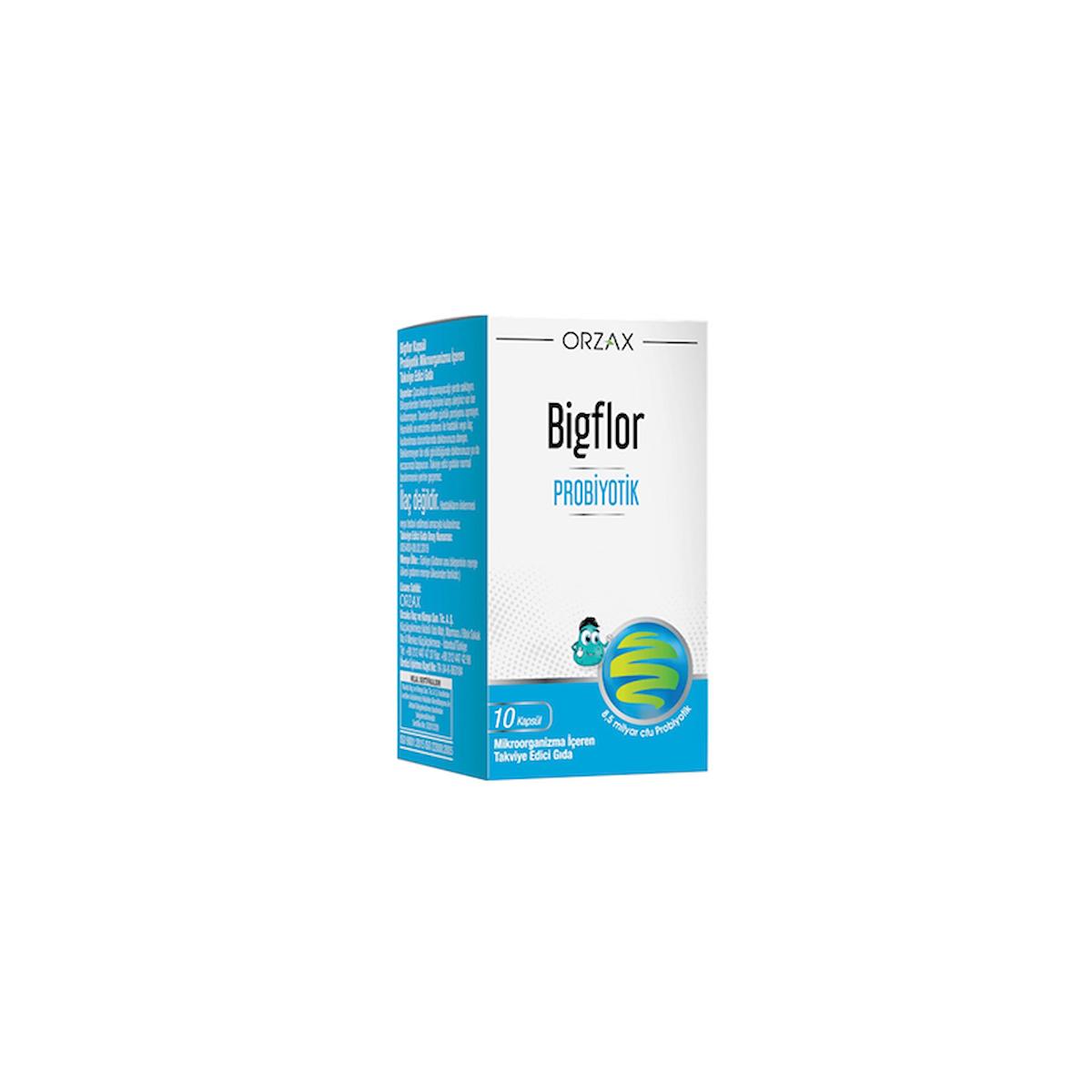 Orzax Bigflor Probiyotik 10 Kapsül