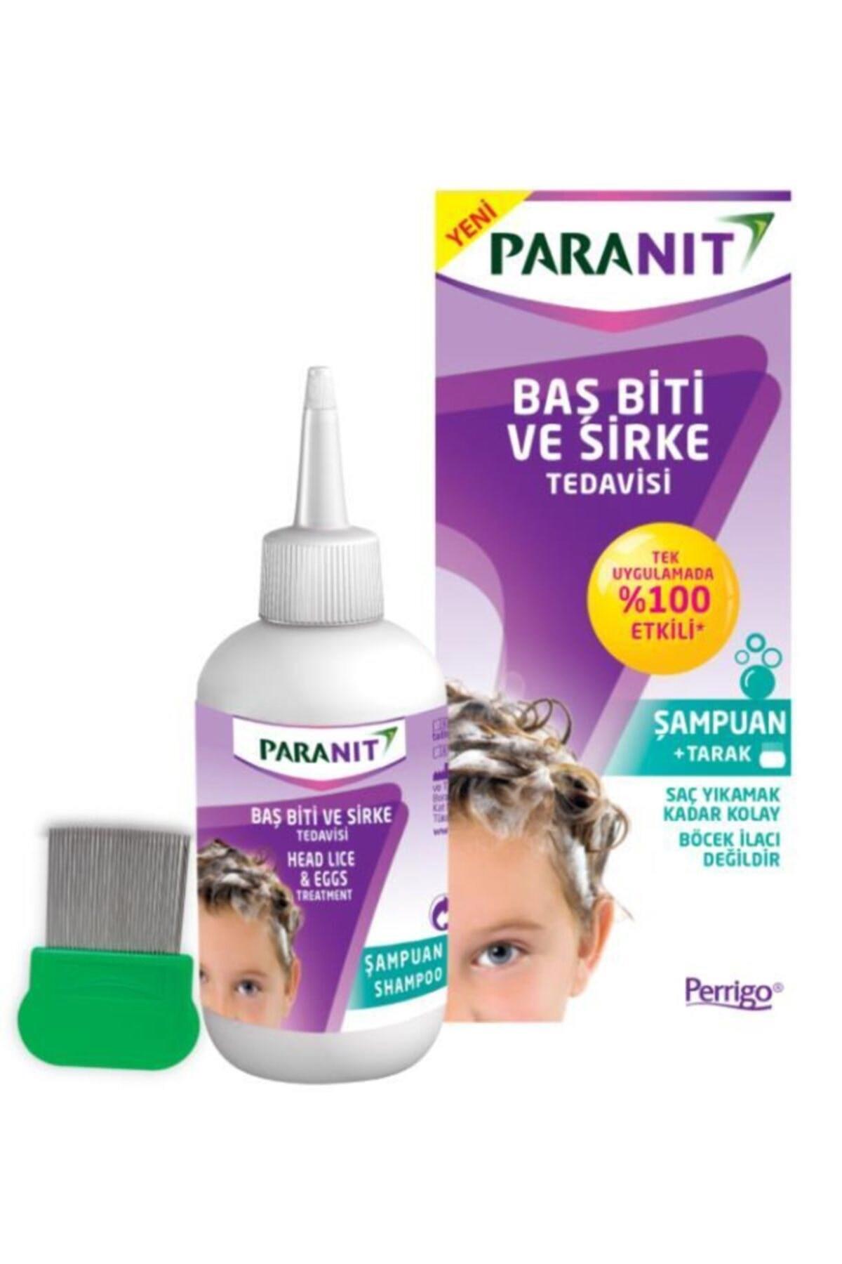 Paranit Baş Biti ve Sirke Tedavisi Şampuan+Tarak 100 ml