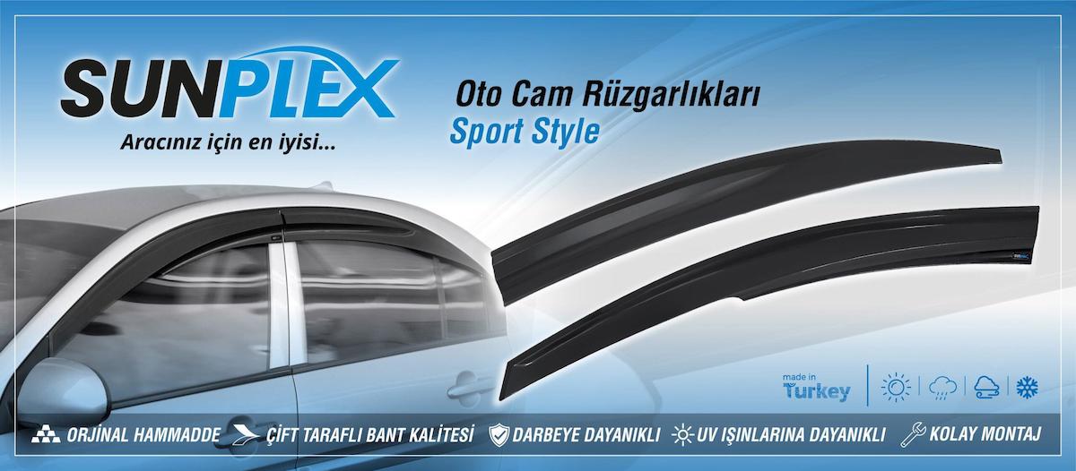 Volkswagen Passat B7 cam rüzgarlıgı 4lü set Sunplex 2010-2014