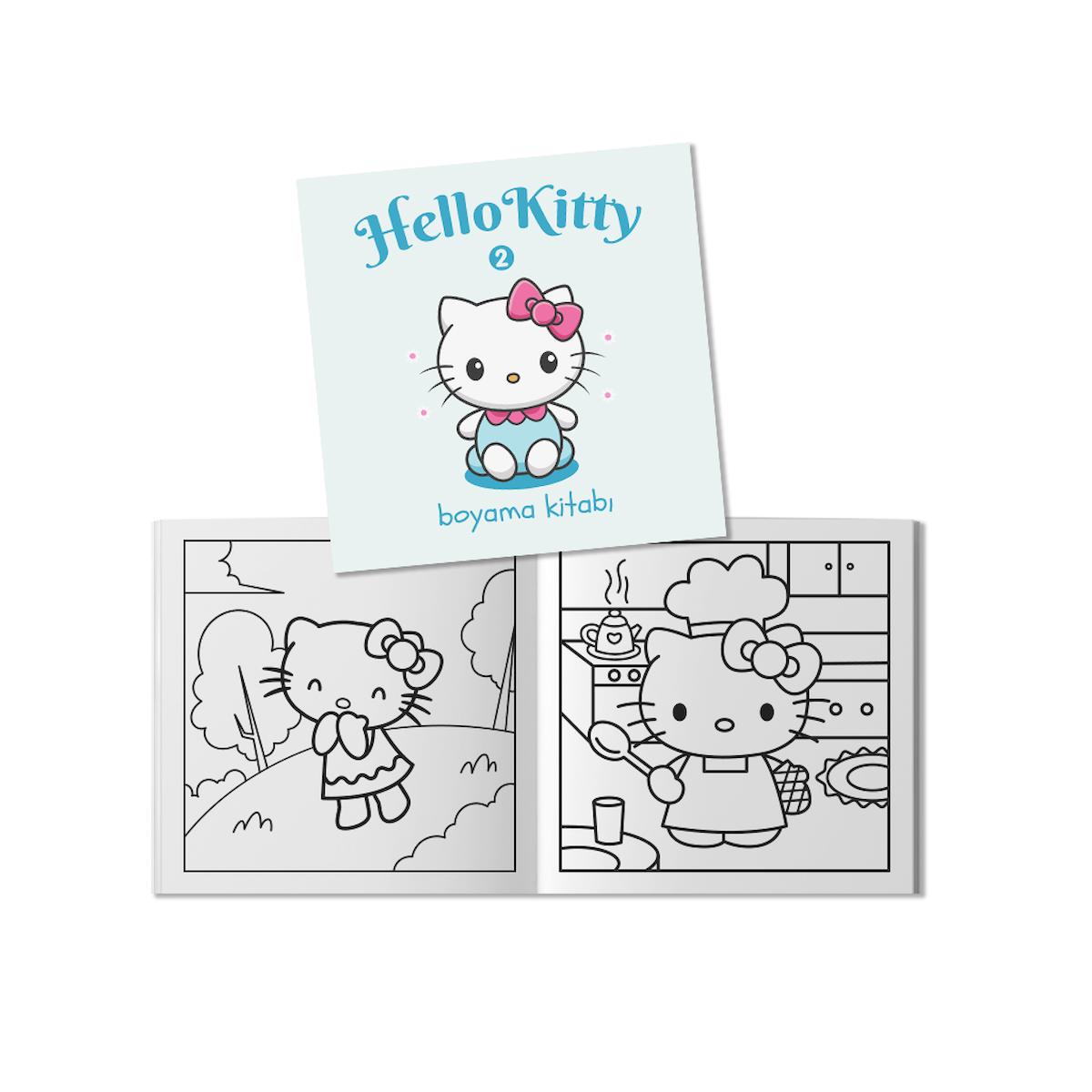 Hello Kitty Anime Serisi Boyama Kitabı 2