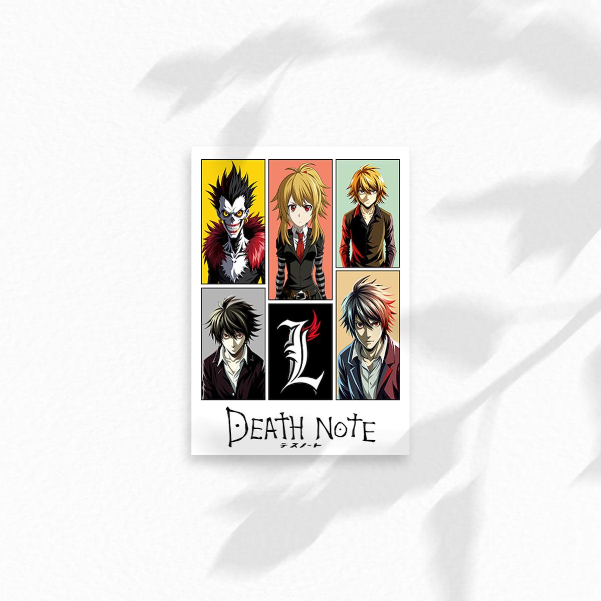 Anime Serisi Death Note A4 Duvar Posteri