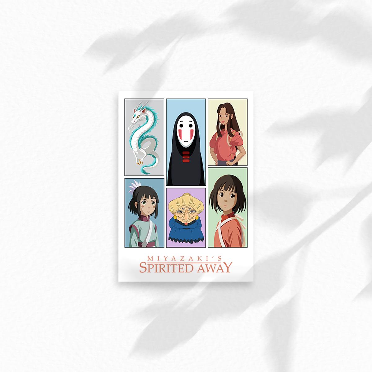 Anime Serisi Spirited Away A4 Duvar Posteri