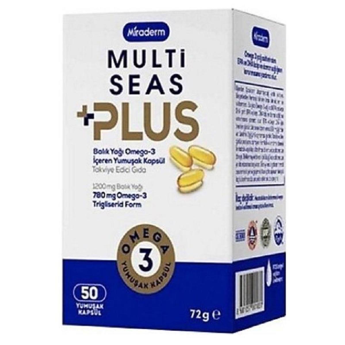 Miraderm Multi Seas Plus Omega 3 50 Yumuşak Kapsül