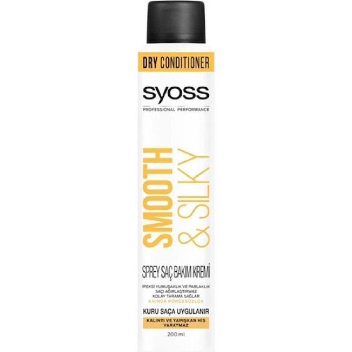 Syoss Smooth & Silky Sprey Saç Bakım Kremi 200 ml