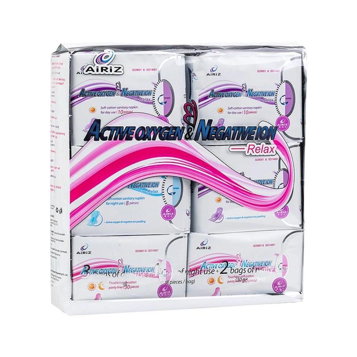 Airiz Active Oxygen & Negative Hijyenik Ped 6'lı Kofre